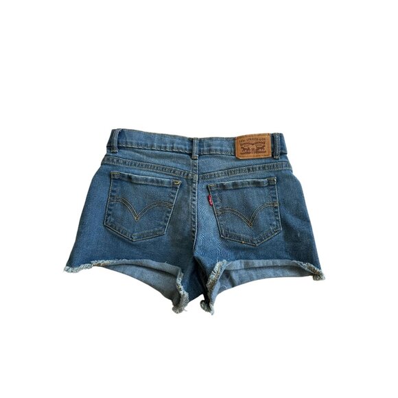 LEVIS Girls Mini Mom Denim Shorts Size 14 - Picture 7 of 7